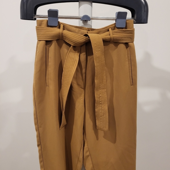 Seed Heritage Pants - Seed belted highwaist tailored pants